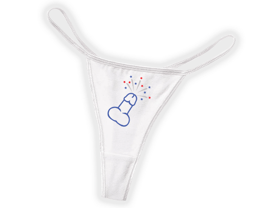 Penis Fireworks Explosion Thong