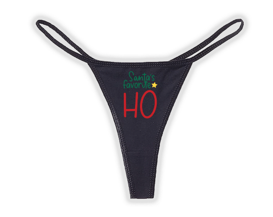 Santa's Favorite HO Panties