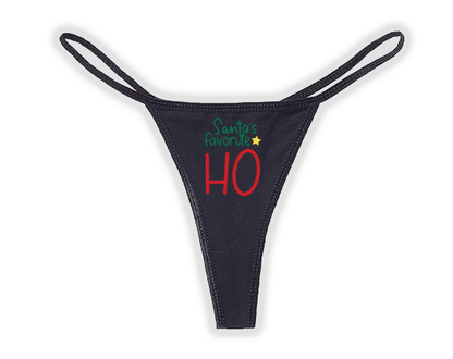 Santa's Favorite HO Panties