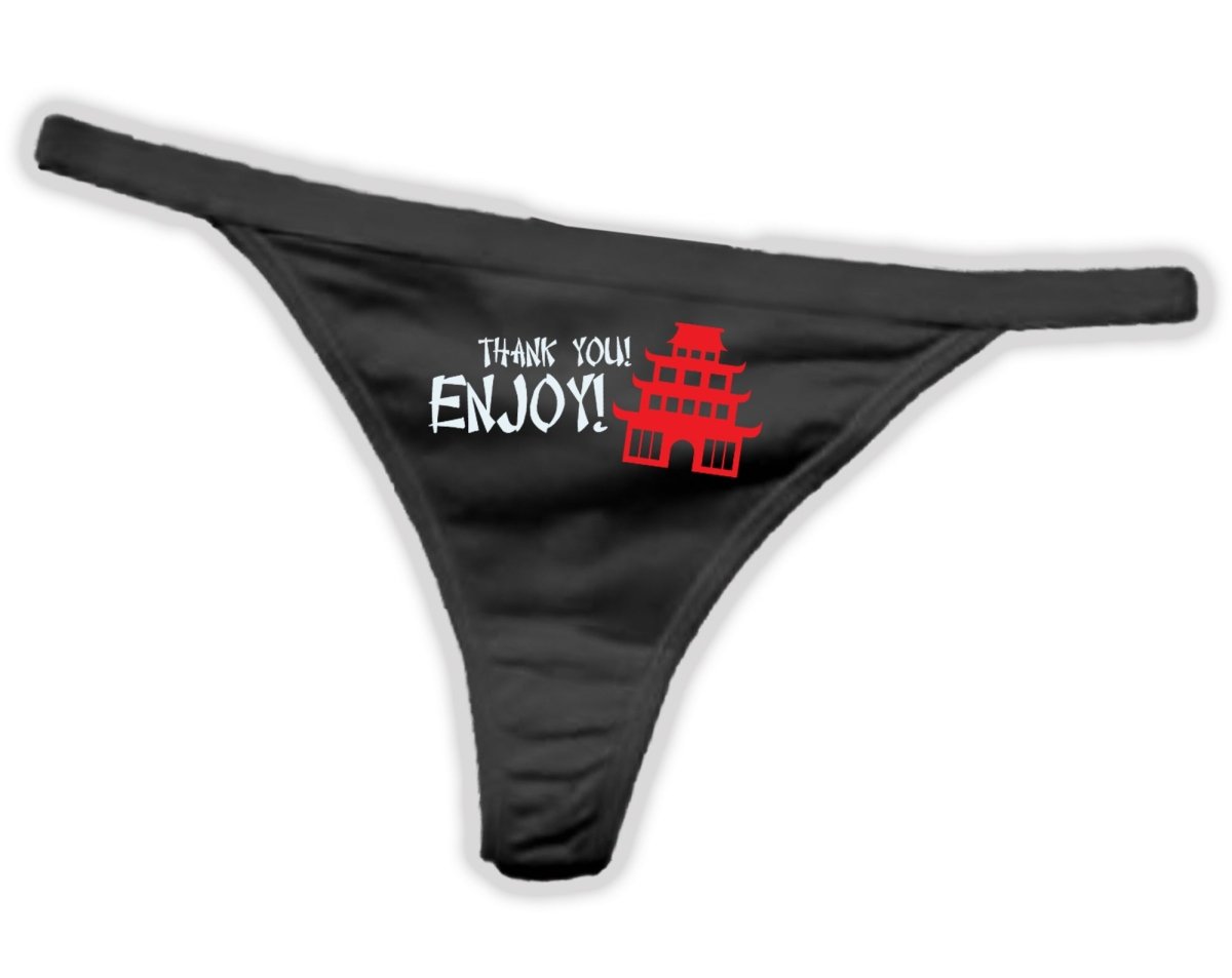 Thank You Enjoy Thong Panties