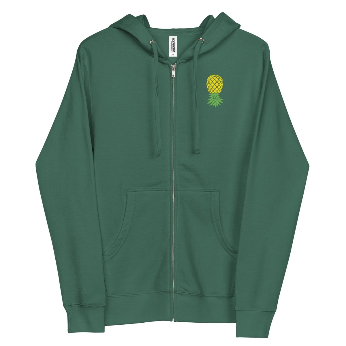 Upside Down Pineapple Zip Up Hoodie