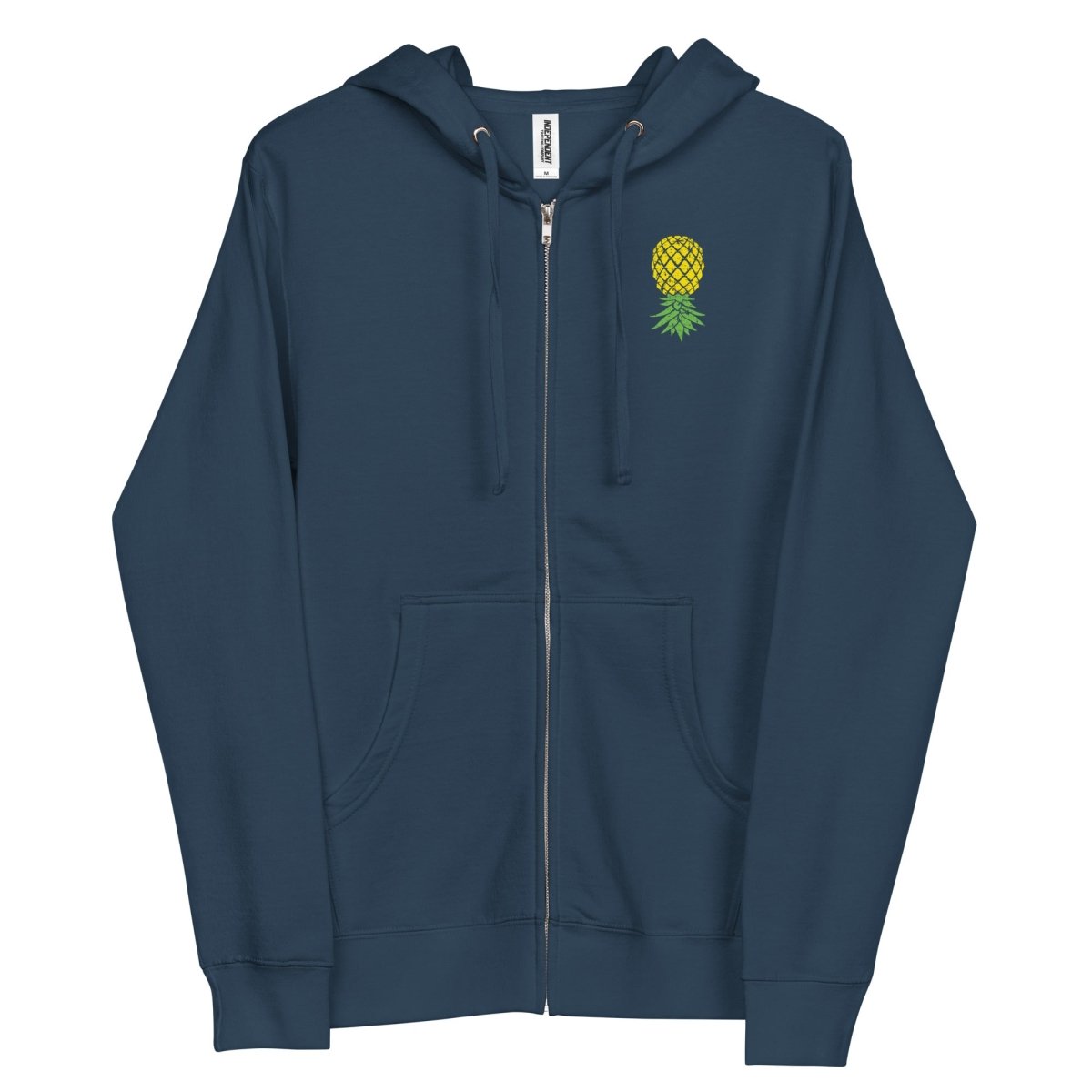 Upside Down Pineapple Zip Up Hoodie